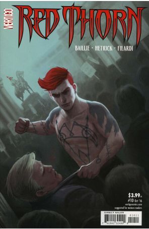 Red Thorn 10 published by DC/Vertigo with cover art by Choong Yoon
