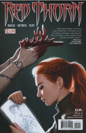 Red Thorn 2 published by DC/Vertigo with cover art by Choong Yoon