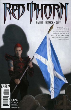 Red Thorn 5 published by DC/Vertigo with cover art by Choong Yoon