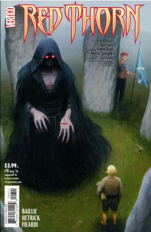 Red Thorn 8 published by DC/Vertigo with cover art by Choong Yoon