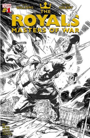 Royals: Masters of War 1B published by DC/Vertigo with cover art by Simon Coleby