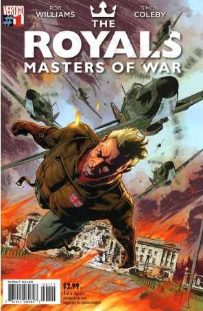 Royals: Masters of War 1 published by DC/Vertigo with cover art by Simon Coleby