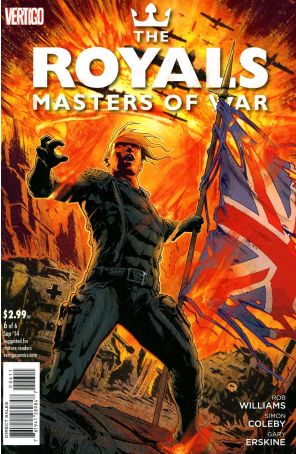 Royals: Masters of War 6 published by DC/Vertigo with cover art by Simon Coleby