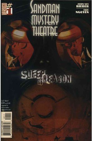 Sandman Mystery Theatre: Sleep of Reason 1 published by DC/Vertigo with cover art by Tim Bradstreet