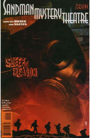 Sandman Mystery Theatre: Sleep of Reason 2 published by DC/Vertigo with cover art by Tim Bradstreet