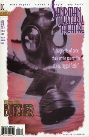 Sandman Mystery Theatre 26 published by DC/Vertigo with cover art by Gavin Wilson, Richard Bruning