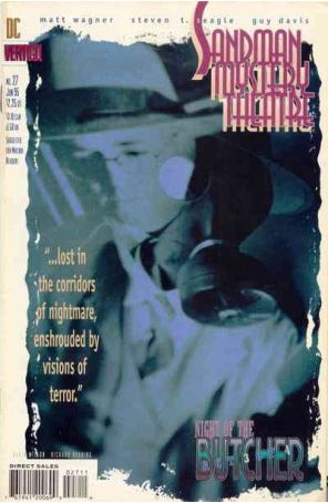 Sandman Mystery Theatre 27 published by DC/Vertigo with cover art by Gavin Wilson, Richard Bruning