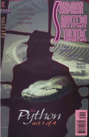 Sandman Mystery Theatre 33 published by DC/Vertigo with cover art by Gavin Wilson, Richard Bruning