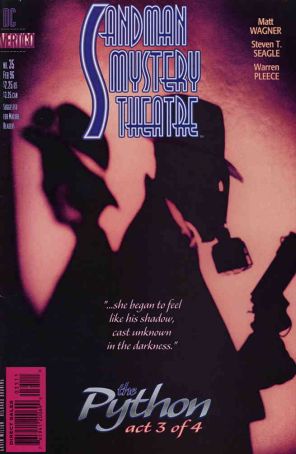 Sandman Mystery Theatre 35 published by DC/Vertigo with cover art by Gavin Wilson, Richard Bruning