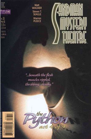 Sandman Mystery Theatre 36 published by DC/Vertigo with cover art by Gavin Wilson, Richard Bruning