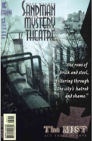 Sandman Mystery Theatre 39 published by DC/Vertigo with cover art by Gavin Wilson, Richard Bruning