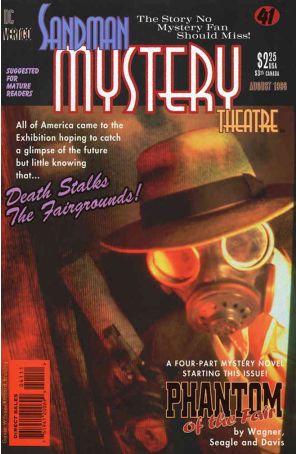 Sandman Mystery Theatre 41 published by DC/Vertigo with cover art by Gavin Wilson, Richard Bruning