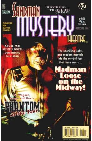 Sandman Mystery Theatre 42 published by DC/Vertigo with cover art by Gavin Wilson, Richard Bruning