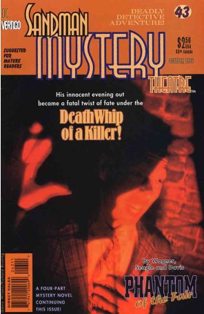 Sandman Mystery Theatre 43 published by DC/Vertigo with cover art by Gavin Wilson, Richard Bruning