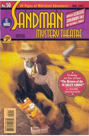 Sandman Mystery Theatre 50 published by DC/Vertigo with cover art by Gavin Wilson, Richard Bruning
