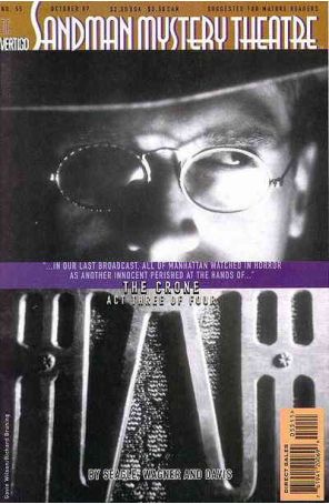 Sandman Mystery Theatre 55 published by DC/Vertigo with cover art by Gavin Wilson, Richard Bruning