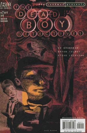 The Sandman Presents: Deadboy Detectives 2 published by DC/Vertigo with cover art by Dave McKean