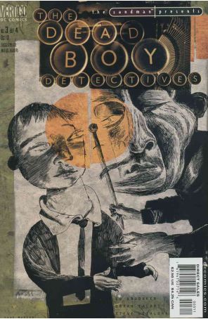 The Sandman Presents: Deadboy Detectives 3 published by DC/Vertigo with cover art by Dave McKean