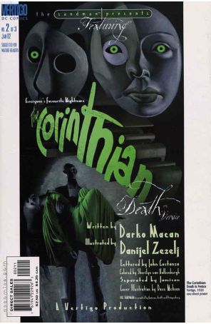 Sandman Presents: The Corinthian 2 published by DC/Vertigo with cover art by Dave McKean