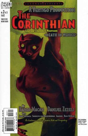 Sandman Presents: The Corinthian 3 published by DC/Vertigo with cover art by Dave McKean