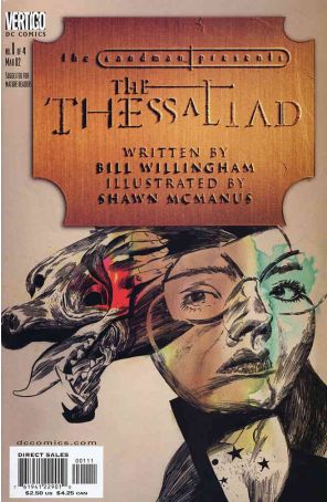 Sandman Presents: The Thessaliad 1 published by DC/Vertigo with cover art by Dave McKean
