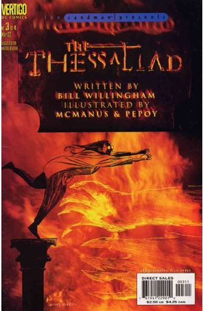 Sandman Presents: The Thessaliad 3 published by DC/Vertigo with cover art by Dave McKean
