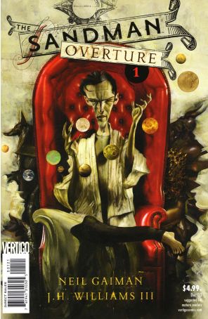 Sandman: Overture 1B published by DC/Vertigo with cover art by Dave McKean