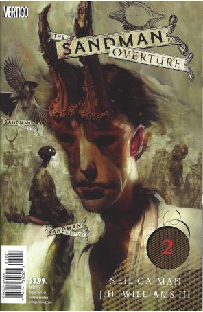 Sandman: Overture 2B published by DC/Vertigo with cover art by Dave McKean
