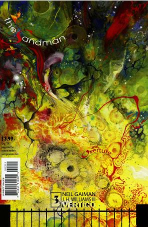 Sandman: Overture 3A published by DC/Vertigo with cover art by J.H. Williams III