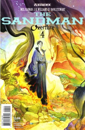Sandman: Overture 4A published by DC/Vertigo with cover art by J.H. Williams III