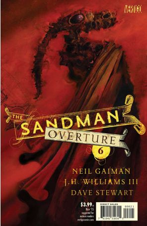 Sandman: Overture 6B published by DC/Vertigo with cover art by Dave Mckean