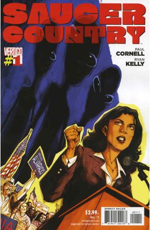 Saucer Country 1 published by DC/Vertigo with cover art by Ryan Kelly