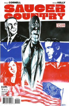 Saucer Country 10 published by DC/Vertigo with cover art by Ryan Kelly