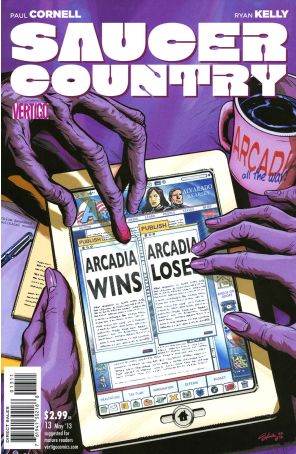 Saucer Country 13 published by DC/Vertigo with cover art by Ryan Kelly