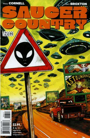 Saucer Country 6 published by DC/Vertigo with cover art by Ryan Kelly