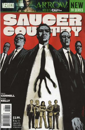 Saucer Country 8 published by DC/Vertigo with cover art by Ryan Kelly