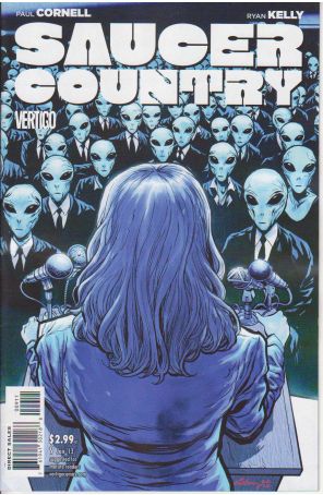 Saucer Country 9 published by DC/Vertigo with cover art by Ryan Kelly