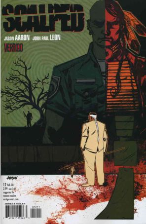 Scalped 12 published by DC/Vertigo with cover art by Dave Johnson