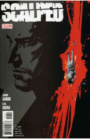 Scalped 17 published by DC/Vertigo with cover art by Jock