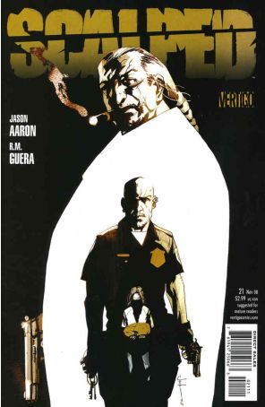 Scalped 21 published by DC/Vertigo with cover art by Jock