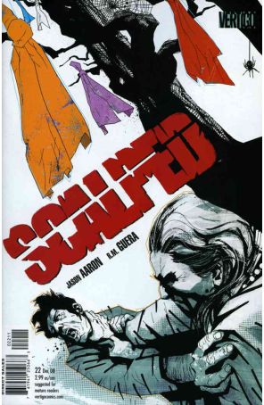 Scalped 22 published by DC/Vertigo with cover art by Jock