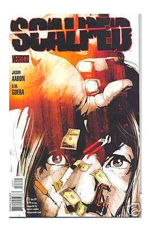 Scalped 23 published by DC/Vertigo with cover art by Jock