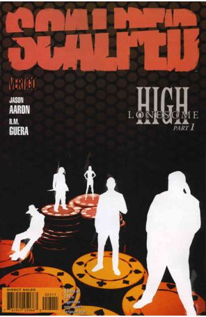 Scalped 25 published by DC/Vertigo with cover art by Jock