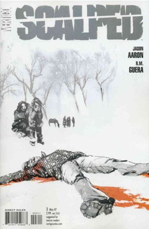 Scalped 3 published by DC/Vertigo with cover art by Jock