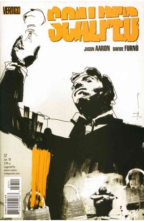 Scalped 37 published by DC/Vertigo with cover art by Jock