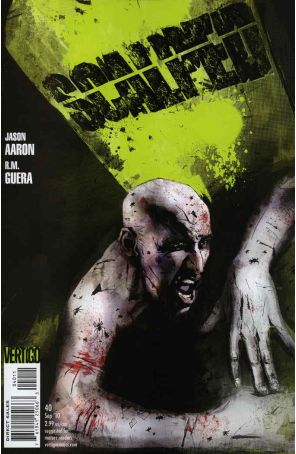 Scalped 40 published by DC/Vertigo with cover art by Jock