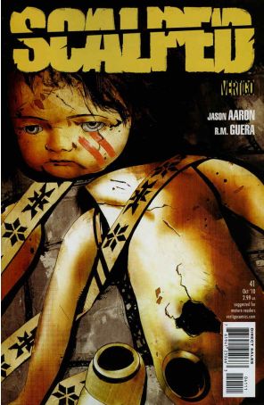 Scalped 41 published by DC/Vertigo with cover art by Jock