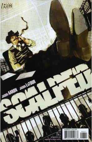 Scalped 43 published by DC/Vertigo with cover art by Jock