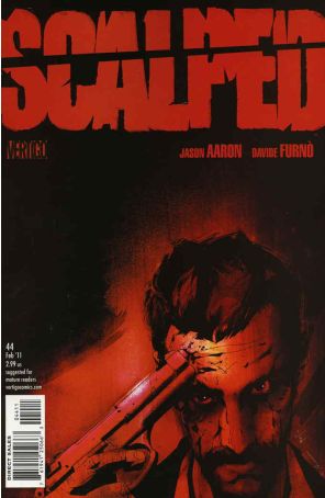 Scalped 44 published by DC/Vertigo with cover art by Jock