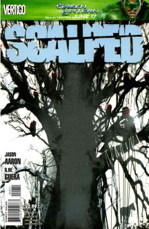 Scalped 49 published by DC/Vertigo with cover art by Jock